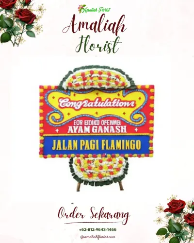 Bunga Papan Congratulation di Ganjaran